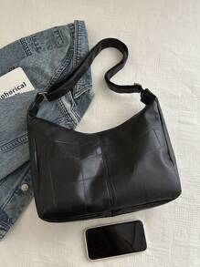 Fashionable Versatile Solid Color Casual Minimalist Crossbody Bag