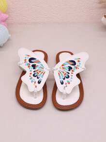 Niedliche Schmetterling Strandpantoletten für Baby & Kleinkind Mädchen, modisch und stylish
