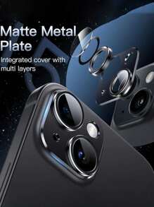 Metal Tempered Glass Camera Lens Protector Cover Compatible With Iphone 15 Pro Max 14 Plus 13 Mini 15Pro 14Pro Protection Phone Accessories Gift For Birthday, Family, Friends Alloy Metal With Tempered Glass Full Cover, Lens Protector Waterproof Shockproof Anti-Fall Anti-Fall Scratch Resistant Anti-Fingerprint