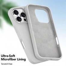 ForiPhone17/16/15/14/13/12/11 Models - Liquid Silicone Case - Ultra-Thin & Soft & Screen/Camera Protection & Shockproof & Smooth Touch & Scratch-Resistant & Microfiber Lining - Green - View 7