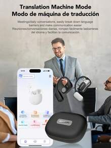 HYUNDAI HYUNDAI HY-Fit2AI Smart Earbuds, Ear Hook Style, Long Battery Life, 360° Surround Sound, High Sound Quality, AI Assistant, Virtual Companion, High-Definition Calling, Long Battery Life, Music, Sports, Office, Open-Ear Design