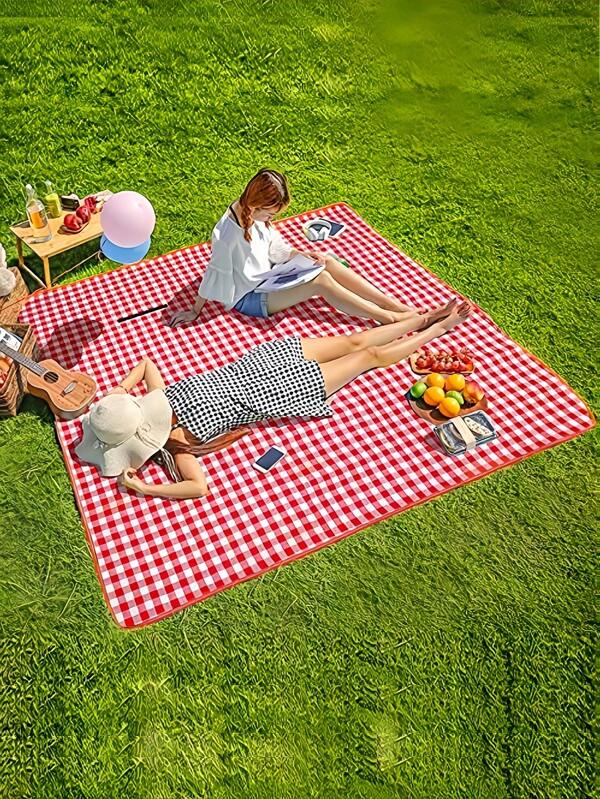 1pc Large Thickened Sand-Proof And Waterproof Mat, Picnic Blankets, Outdoor Waterproof Foldable Picnic Mat, Portable Mat For Camping Picnic For Family, Friends