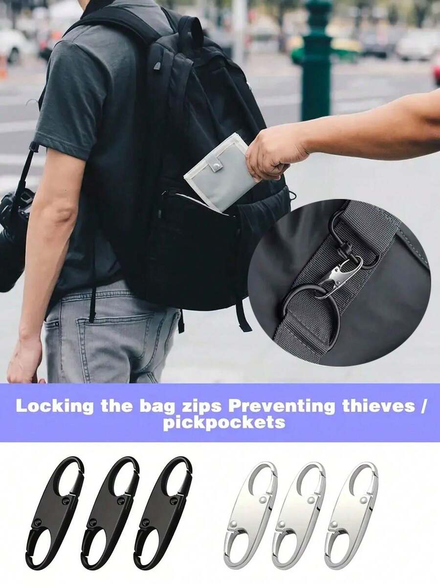 4/6/8/10 Pieces Of Multi-Color Detachable Zipper Pullers Instant Zipper Repair Kit Pullable Pullers - Easily Replace Torn And Broken Zippers Down Jacket Jackets Bags Universal Zipper Pullers Snap Repair Pendant Zipper Pullers Universal Accessories For Bags , Clothes, Backpacks, Wallets And Handicrafts - Black Embroidery Supplies - Multicolor - View 1