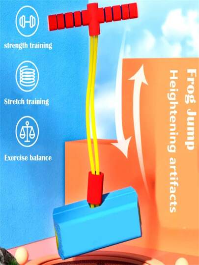 لعبة الضفدع القافز من الفوم، لعبة تفاعلية تدريب التوازن للأطفال للاستخدام الداخلي والخارجي ألعاب رياضية للبنين والبنات