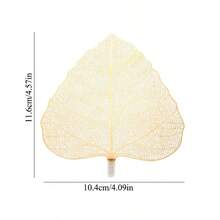 1 pieza Colador de té en forma de hoja de bodhi, de material de acero inoxidable, infusor de té creativo, accesorio para juego de té Kung Fu - Multicolor - Ver 6