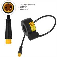 130X Daumengashebel, Universeller Beschleuniger für elektrisches Fahrrad Geschwindigkeitssteuerung, kompatibel mit 24-72V Elektromotorrad Systemen, Hochleistungs Elektromotorrad Gasbeschleuniger Zubehör