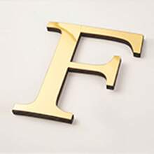 20cm 3D 金银色亚克力字母镜子墙贴 字母 Y 自粘家居装饰字母标志艺术贴纸 DIY 家居装饰贴纸 墙面装饰 房间装饰 墙镜 房间浴室装饰 客厅装饰 - 彩色 - 查看 18