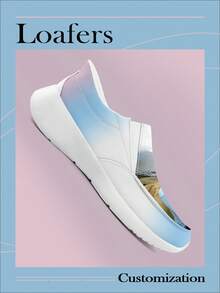 定制宽版女式乐福鞋休闲船鞋，轻松步行的运动鞋，适合女士时尚平底鞋，舒适休闲，适合所有季节