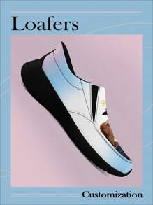 Mocasines de mujer de ancho personalizado, zapatos náuticos casuales, zapatillas tipo slip-on fáciles de caminar para mujer, zapatos planos de moda cómodos y de ocio para todas las estaciones