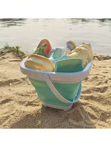 11 piezas Juego de juguetes de playa - Combinación de colores apagados y divertidos - ¡Juguetes para exteriores para niños! Arena mágica, juguetes de playa para niños, juguetes de playa para exteriores, carpa para niños, juguetes de playa, playa, juguetes de playa, suministros de playa para niños, cubeta de arena de playa, juguetes de agua - Multicolor - Ver 10