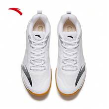 Anta 奥罗拉 | 男女通用羽毛球鞋，夏季新款专用训练鞋112524461 - 純淨白/基底黑 -1 - 查看 3