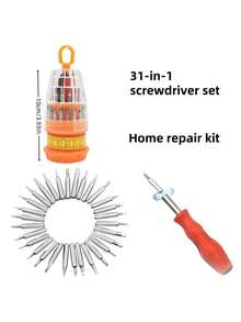 46 piezas Kit de herramientas mecánicas de automatización definitiva - Juego premium de llave de torsión y destornillador con trinquete - Solución todo en uno altamente portátil para el mantenimiento de automóviles, bicicletas y motocicletas - Multicolor - Ver 8
