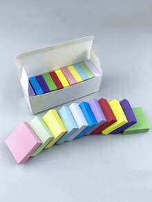 11pcs 1100 Sheets Mixed Color Sticky Note, Creative Easy To Post Sticky Note For Office, School Student,Tearable Sticky Sticky Note Paper For Students To Take Notes With Multifunctional Index Stickers,School Supplies,Back To School - Multicolor - View 6