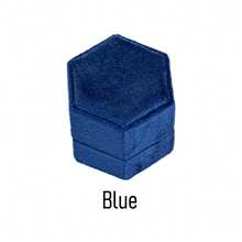 Personalized Velvet Double Slots Ring Box, Custom Name Wedding Ring Box, Engagement Hexagonal Ring Box, Wedding Proposal Ring Box, Multi-Functional, Ornamental, Reusable, Exquisite, Stylish, Colorful, Modern, Custom, Personalized, Unique, Ideal Gifts For Her, Boyfriend, Dad, Girlfriend, Mom, Family, Friends, Tea Room, Home, Garden, Office, For Anniversaries - Multicolor - View 13