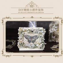 Embossed Frame Sticker Pack, Secret Garden Vintage 3D Scrapbooking & Journaling Decorative Stickers Personalised Stickers - Multicolor - View 10