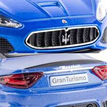 Modelo de coche deportivo Maserati GT a escala 1:36, vehículo de juguete de aleación de zinc con apertura de puertas, sin batería requerida, regalo ideal para niños