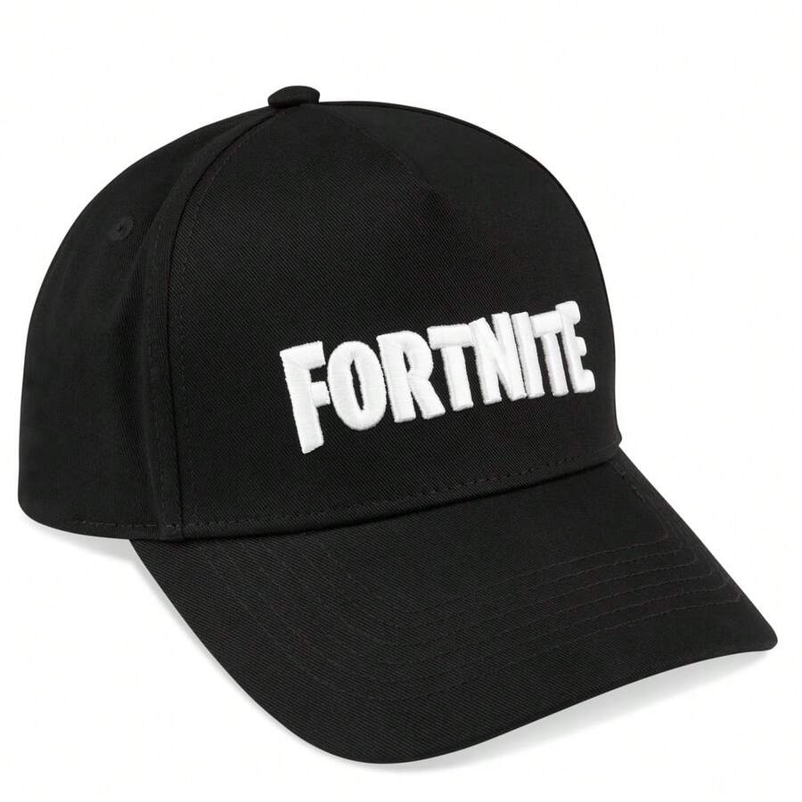 Fortnite Baseball Cap Peaked Lightweight Sun Hat Casual Sports Running Holiday Essentials Gamer Gift - Black - View 1