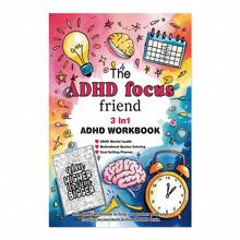 1 Stück ADHS 3-in-1 Arbeitsheft für Erwachsene, Malbuch und Zielplanung für psychische Gesundheit, Haushaltspflichten Übersicht Jahres-Reinigungsplan Buch, für Jahresplanung, Zielplanung, Umsetzungsplanung, Schulmaterial