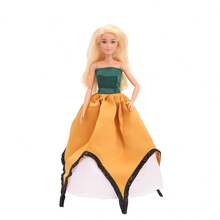 11.5 英寸时尚娃娃节日生日派对角色扮演优雅礼服，款式多样，适合公主和派对礼物 [不含娃娃] - 多色 - 查看 25