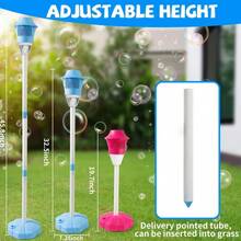 Bubble Maker For Kids – Adjustable Height Stand, 20,000+ Bubbles Per Minute, Automatic Bubble Blaster For Fun Play - Red - View 8