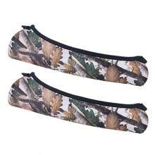 2 件狩猎射击瞄准镜保护罩，氯丁橡胶双筒望远镜保护套，防水防尘步枪瞄准镜罩 - 彩色 - 查看 9