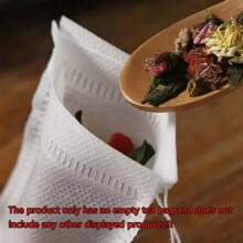 100/300 Pcs Disposable Tea Bags Filter Bags For Tea Infuser With String Heal Seal Non-Woven Fabric Spice Filters Teabags Back To School