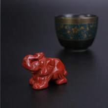 Lucky Elephant Jade Stone Fortune Feng Shui Statue Figurine Office Ornament Chakra Healing Stones Statue Decor Best Gifts Birthday