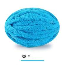 250克超厚冰纱毯，手工编织DIY线，粗雪尼尔靠垫/宠物床纱，适用于冰岛围巾、帽子、针织项目，质地柔软 - 彩色 - 查看 22
