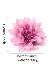 16pcs Artificial Big Daisy Flowers Decor, Suitable For Wedding Party, Home, Office, Hats, Wall Decoration, Random Color,Fall Decor,Autumn - Multicolor - View 5