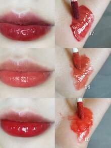 HOLIKA HOLIKA Heart Crush Glow Tint Air 07#HUSH，果冻状光泽，玻璃反射，不粘腻，可分层配方，温暖亮肤，全天持久，全天持久，口袋大小，相机就绪光泽，办公室 5 秒光泽，K-Beauty，韩国彩妆，3g/0.1oz