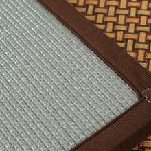 1/3/6pcs Japanese Style Summer Tatami Floor Mat, Anti-Slip Crawling Pad, Thickened Bamboo Mat, Bedroom Living Room Balcony Splicing Mat - Multicolor - View 5