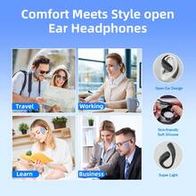 AI Language Translator Earbuds,144 Languages Bluetooth Translator Device And Accents 8 Offline Language Translation, Two-Way Translator Earphones For Language Learning/Travel/Business - màu đen - Xem 4