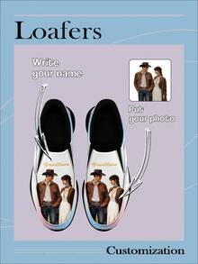 PLUS SIZE Custom Wide Fit Men's Loafers Casual Boat Shoes, Walking Easy Slip On Sneakers For Men Fashion Flat Shoes Comfortable Leisure For All Season