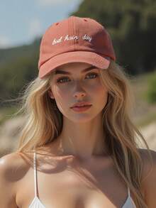 Șapcă de baseball cu coadă de cal brodată "Bad Hair Day", 1 buc., pălărie de soare reglabilă și respirabilă pentru golf, pălării de baseball casual pentru exterior pentru femei în toate anotimpurile, sărbători, festivaluri - broderie - Vizualizare 11