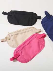 Travel Money Belt - Slim Passport Holder RFID Blocking Travel Pouch To Protect Cash, Credit Cards And Travel Documents Storage Bag