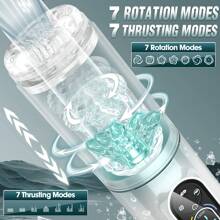Automatic Male Masturbator Male Sex Toys, Sex Toys For Men Penis Pump With 7 Sucking & Vibrating & Thrusting & Rotating & Licking, Men Sex Toy Adult Toys Blowjob Sex Machine Pocket Pussy Stroker