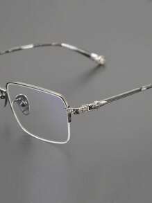 CHARMLIBRARY New 2025 Titanium-Alloy Frameless Design CHARMLIBRARY Super Lightweight Pure Titanium Eyeglass Frames, Anti-Allergic, Super Flexible, Business & Casual Unisex, Ultra-Thin, Anti-Sweat, Corrosion-Resistant, Lightweight & Comfortable, Premium Quality All-Match, Comes With Eyeglass Case And Cleaning Cloth, Ideal For Gifting Or Personal Use
