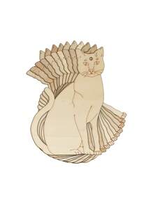 10PCS Blank Animal Shaped Wood Cutouts - Playwood Laser-Cut DIY Craft Kits For Art, Painting & Party Decor - Family-Friendly Wooden Shapes For Kids & Creative Projects