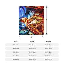 Rengoku , Your Heart Ablaze , Demon Slay , Gift Him, Gift Her, Uni , Anime Gifts Fce Blanket Travel Blanket Er Soft Drat Painting Blanket Upscayl Mm - Picture Color - View 4