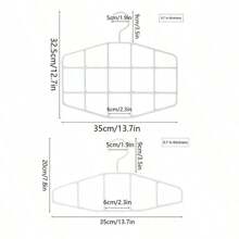 2pcs/1pc ABS Home Used Scarf, Tie & Belt Organizer Hanger Rack, For Storing Scarf,Tie, Suitable For Bedroom, Balcony, Dorm