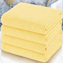 Juego de 4 toallas de mano para baño - Grandes 18x28 |  % algodón |   Gruesas |   Secado rápido |   Suaves, toallas de mano para baño, artículos esenciales para dormitorio universitario, beige - Morado - Ver 14