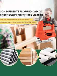 Professional Jigsaw 760w+16 Accessories With Case - Steker Tipe AS A (110-127V) - View 2