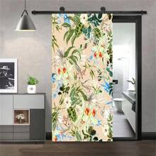 Custom Size Geometric Door Stickers Self Adhesive Waterproof Tropical Scenery Scenery Home Room Door Wrap Mural Cover Wallpaper Wall Decor Room Decor
