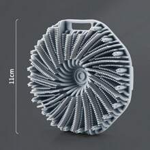 1 pezzo Spazzola da bagno in silicone per esfoliare il corpo, Spazzola da doccia multifunzione, Accessorio da bagno portatile