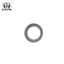 1 pieza Portafiltro/Soporte de extracción de espresso, herramienta de café, sin fondo, acero inoxidable 304, 3 pestillos, diámetro del tazón de molido de 51mm, mango de madera de palisandro natural, anillo magnético de polvo plateado de 51mm para evitar derrames de polvo, de vuelta al colegio