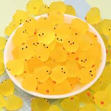 5/10/20/50pcs Mini Glow In The Dark Chick DIY Accessories, Decoration For Car, Dashboard, Desktop, Room, Party, Garden Landscape