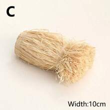 1m natürliche Raffiabast Stroh Quasten Gras Girlande Ornament Hochzeit Party Wohnzimmer Schlafzimmer Hintergrund Dekorationen