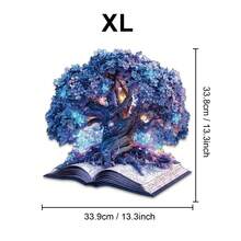 Wooden Puzzle, 3D Optical Illusion - Book Magic / Silent Wisdom / Glittering Dragon / Jewel Hummingbird, Asymmetrical Animal Shaped Wooden Jigsaw Puzzle Toys, Unique Party Game Gifts, Decorative Art Paintings, Tabletop Magic Puzzles, Distinctive Children's Educational Puzzles, Holiday Gifts, Suitable For Kids, Easter, Mother's Day Gifts - Multicolor - View 18