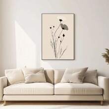 1pc/3PCS Wall Arts Posters Modern Minimalist Botanical Suitable For Residential And Dormitory Walls, Living Room And Bar Decoration, Dining Room Or Bathroom, Room Decoration, Frameless High-Quality, Indoor/Outdoor Canvas Art, Frameless/Framed Canvas Art Frameless