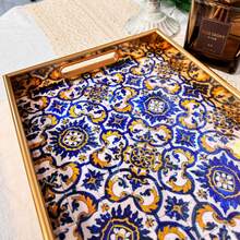 Household Tray Light Luxury Tray Light Luxury Rectangular Tray Household Tea Cup Plastic Tray Tea Tray - Multicolor - View 3